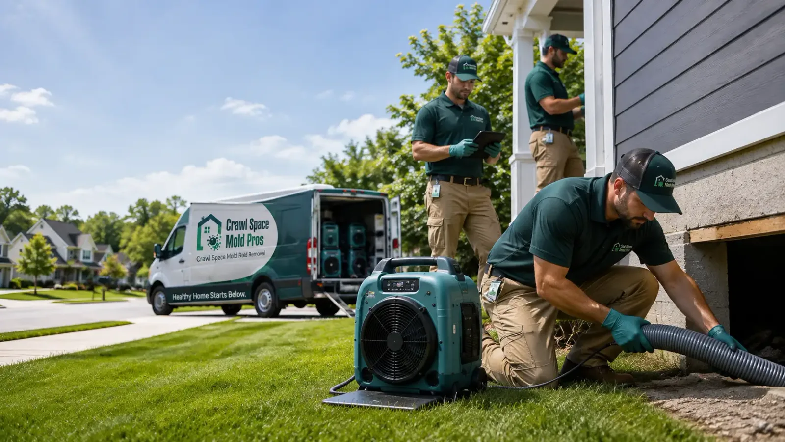 Crawl Space Mold Removal in Abington, PA